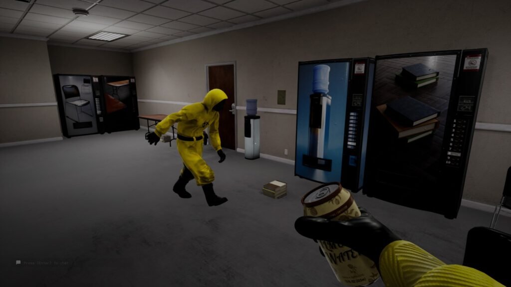 Escape the Backrooms Abandoned Office Level Vending Machine Puzzle