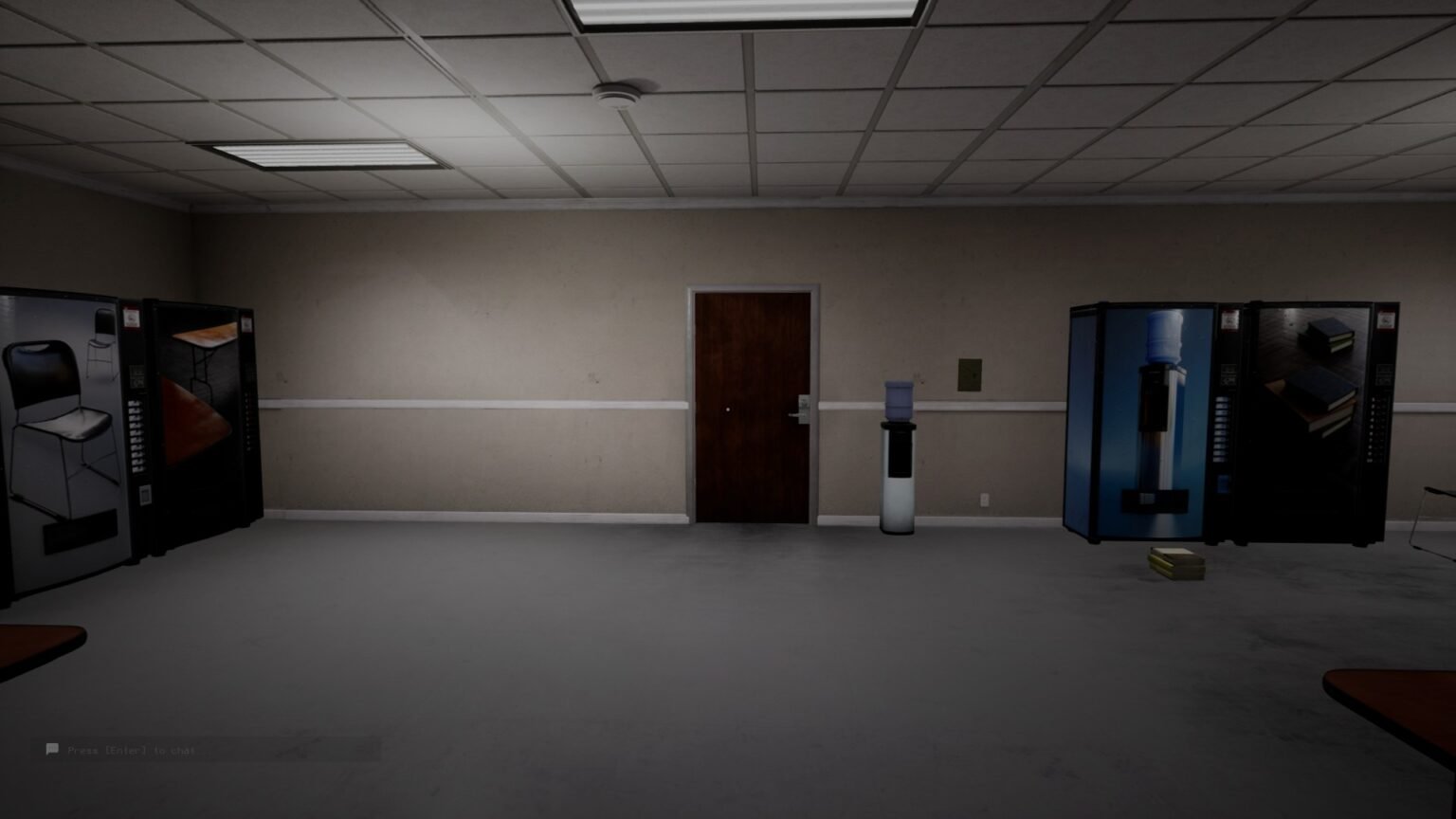 Escape the Backrooms Abandoned Office Level Vending Machine Puzzle