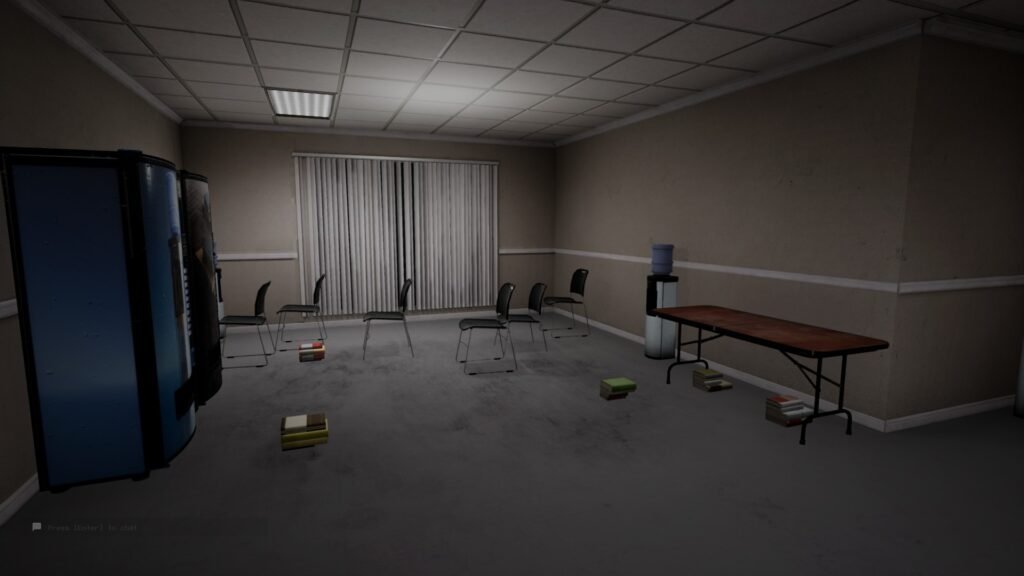 Escape the Backrooms Abandoned Office Level Vending Machine Puzzle