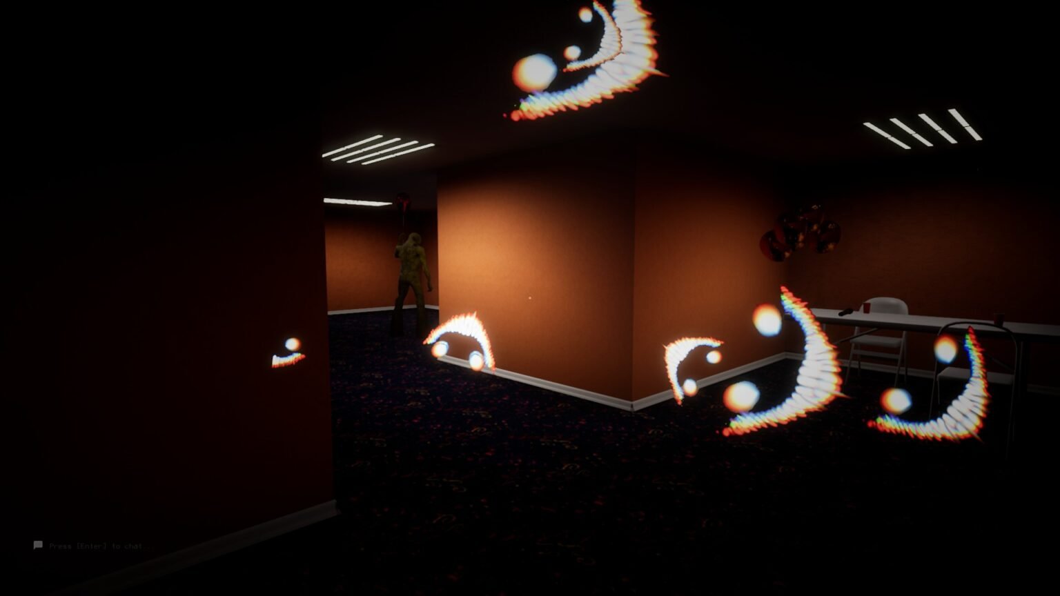 Escape the Backrooms Sanity Loss Screen