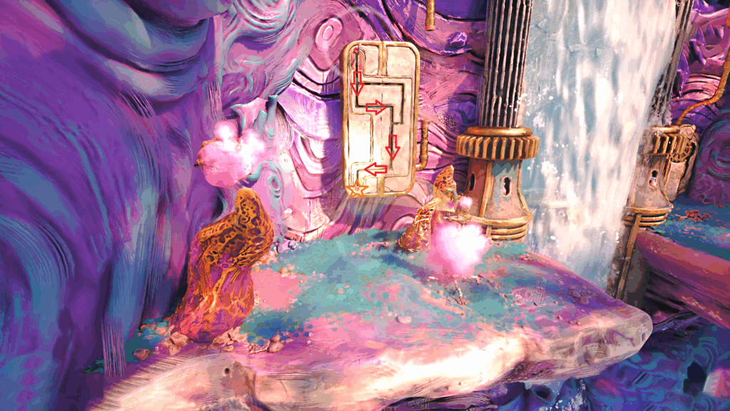 Keeper Pollen Field Collectible Waterfall Puzzle Solution