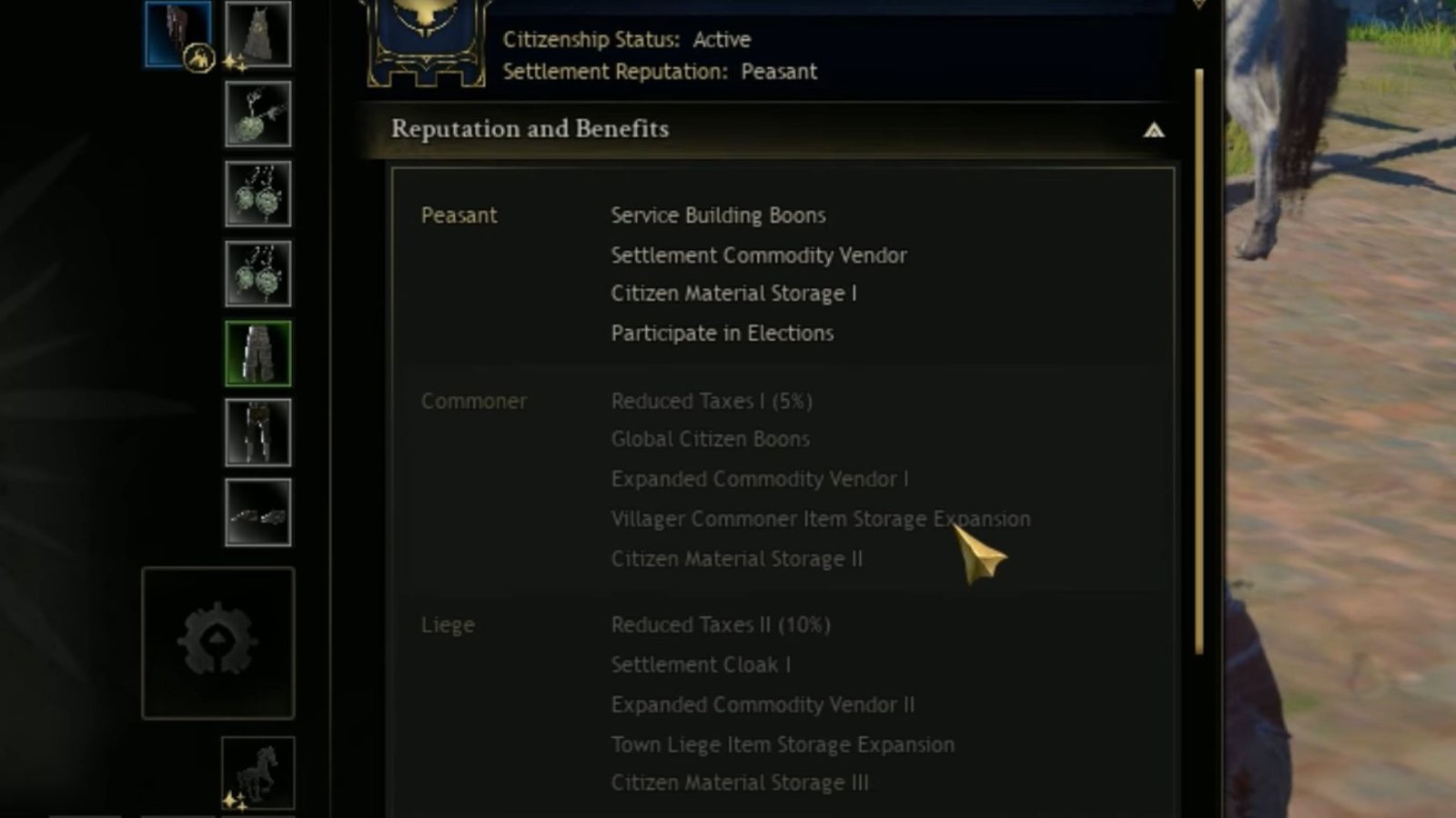 Citizen Reputation Ashes of Creation