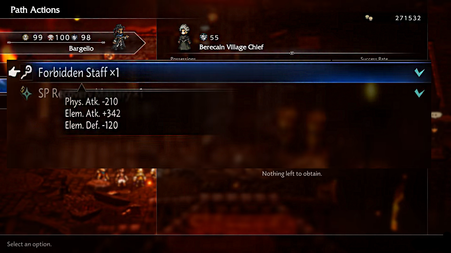 Octopath Traveler 0 Forbidden Staff