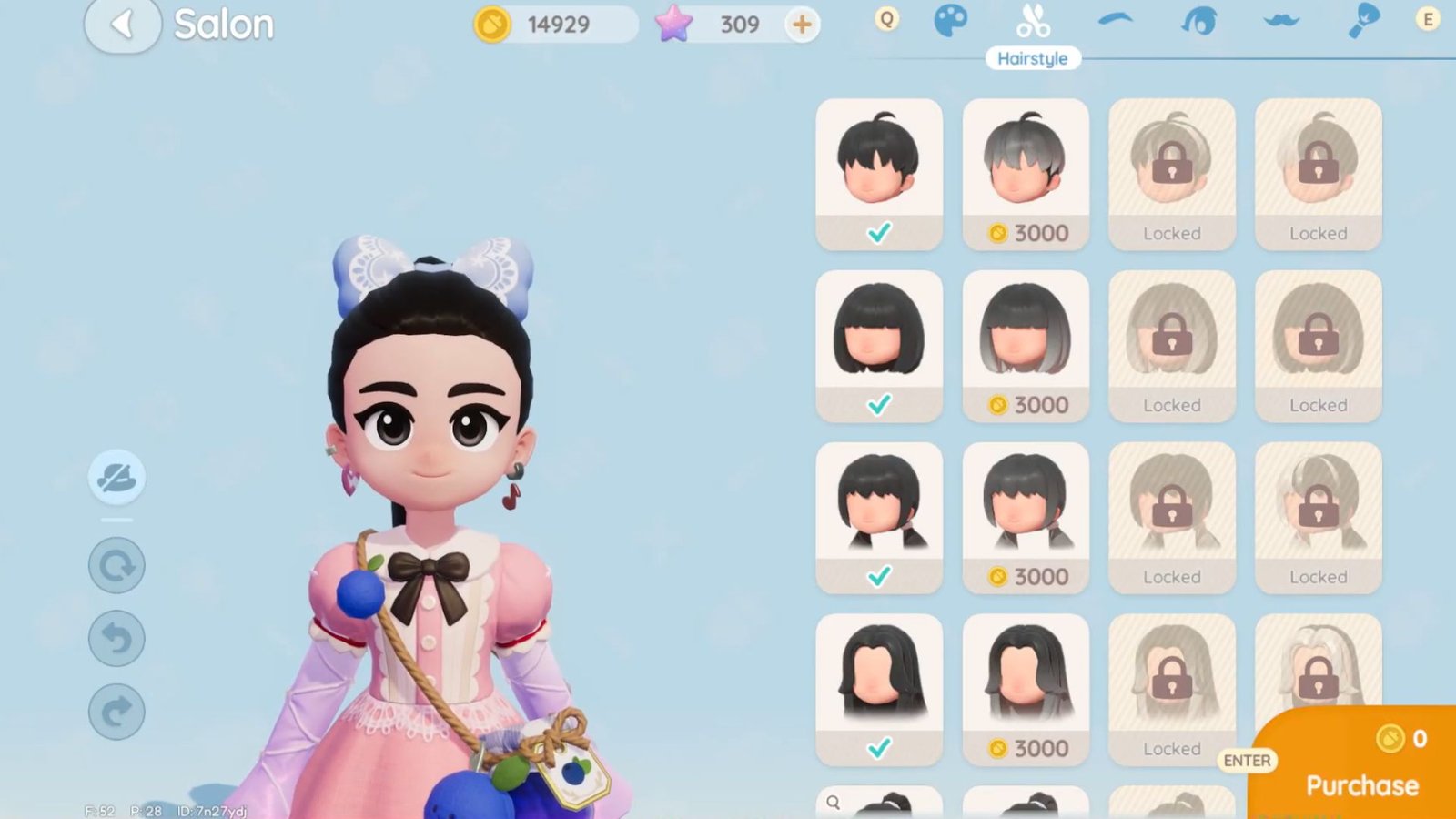 Change Hair Heartopia