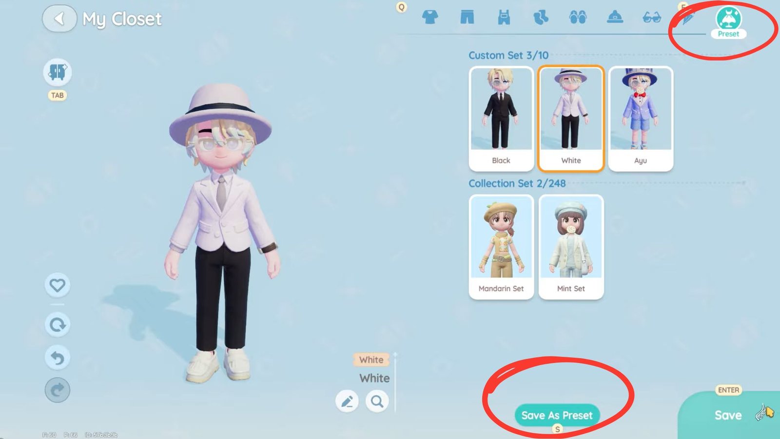 Save Outfit Preset Heartopia