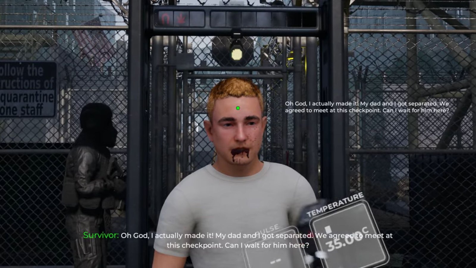 A Father's Burden Quarantine Zone The Last Check