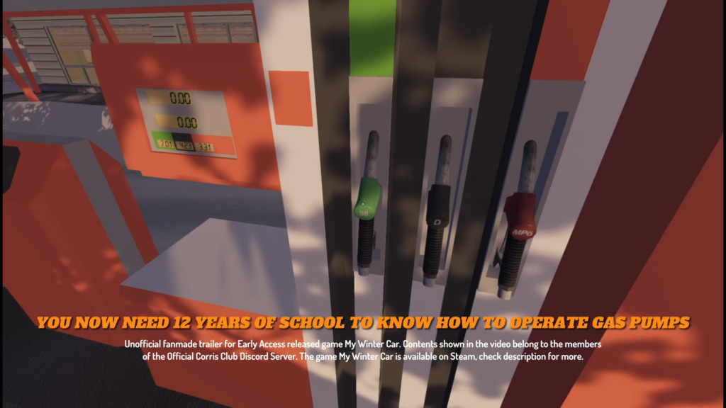 My Winter Car Gas Station