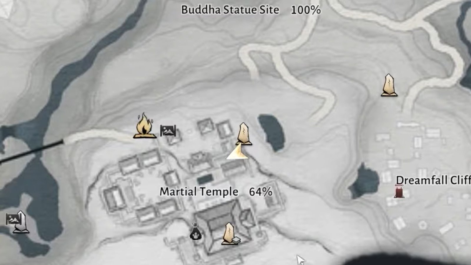 Meeting at the Martial Temple Fragment Location Kaifeng Dark Surge Where Winds Meet