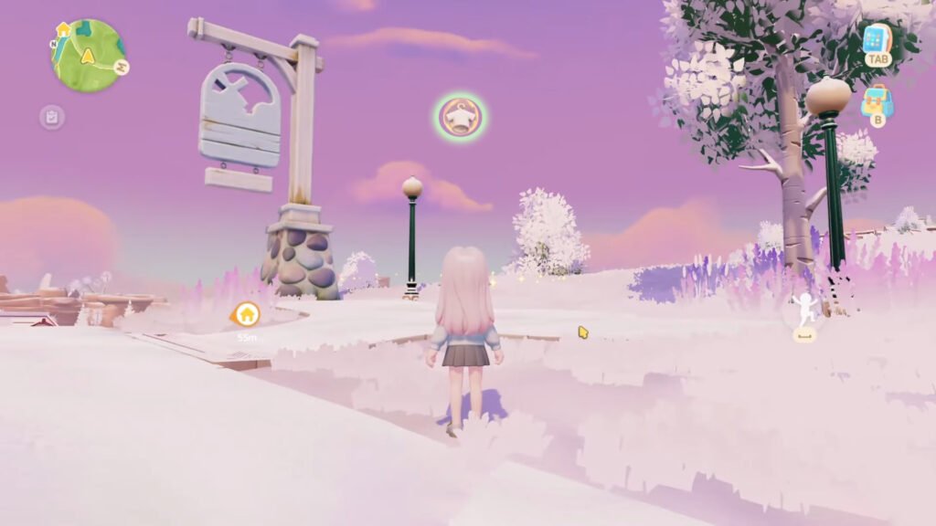 Heartopia Colour Blocked Fedora Suburban Lake