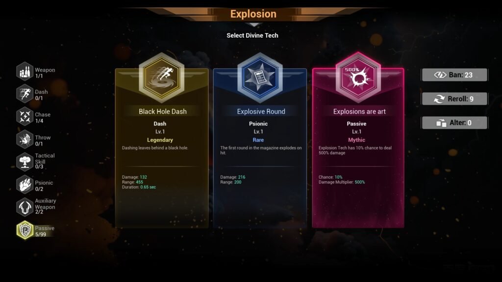 R.I.P - Reincarnation Insurance Program Divine Tech Roll Bans