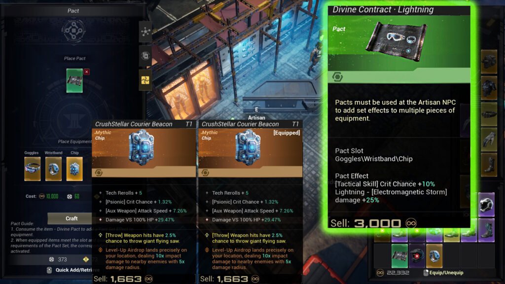 R.I.P Reincarnation Insurance Program Pact Crafting System