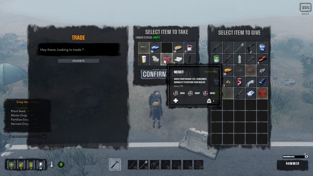 HumanitZ Trading Items