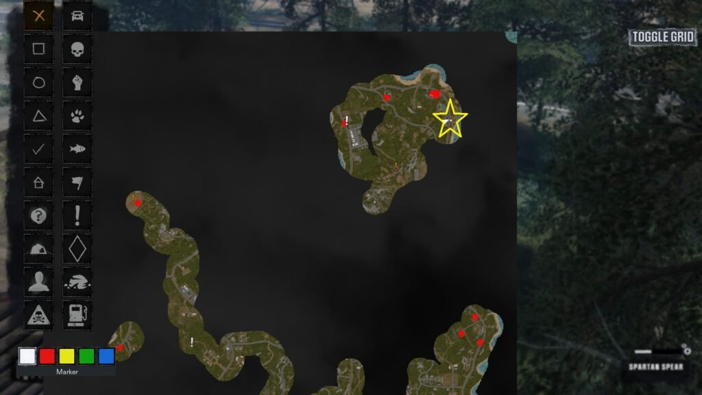 HumanitZ Zombigini Car Location Map