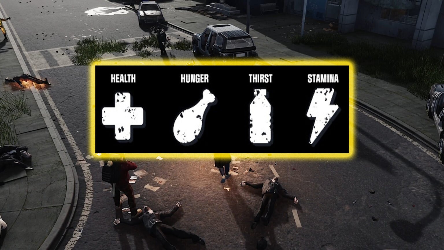 HumanitZ hud indicators HP