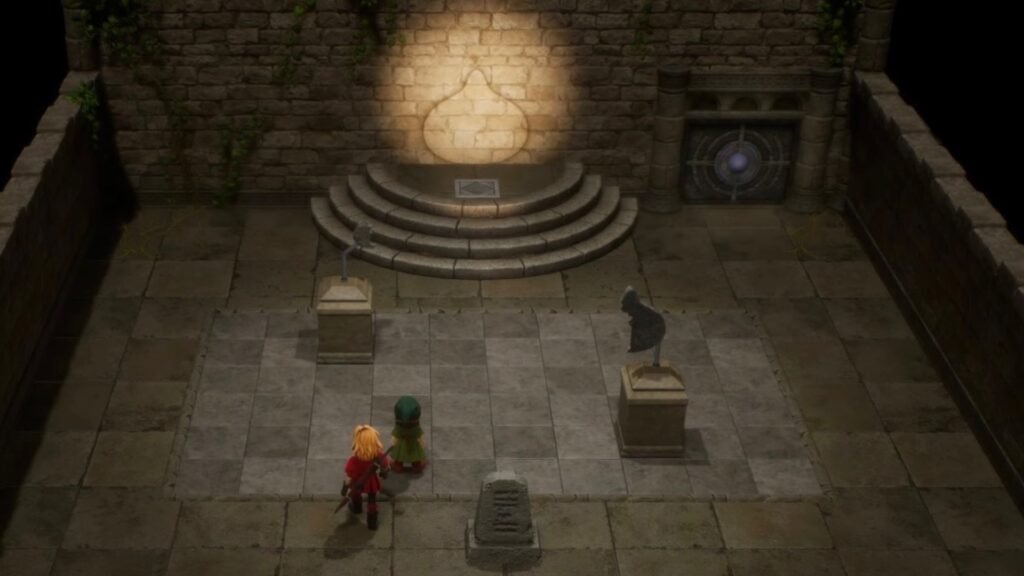 Estard Underground Trial Room Light Puzzle in Dragon Quest 7 Reimagined.