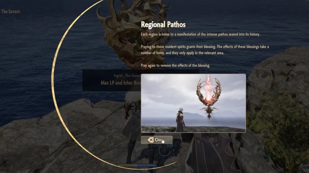 Regional Pathos Overview in Code Vein 2.