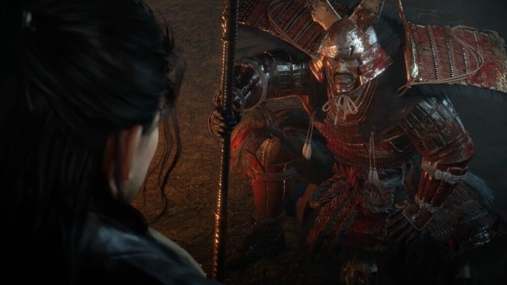 Defeating Yamagata Masakage in Nioh 3.