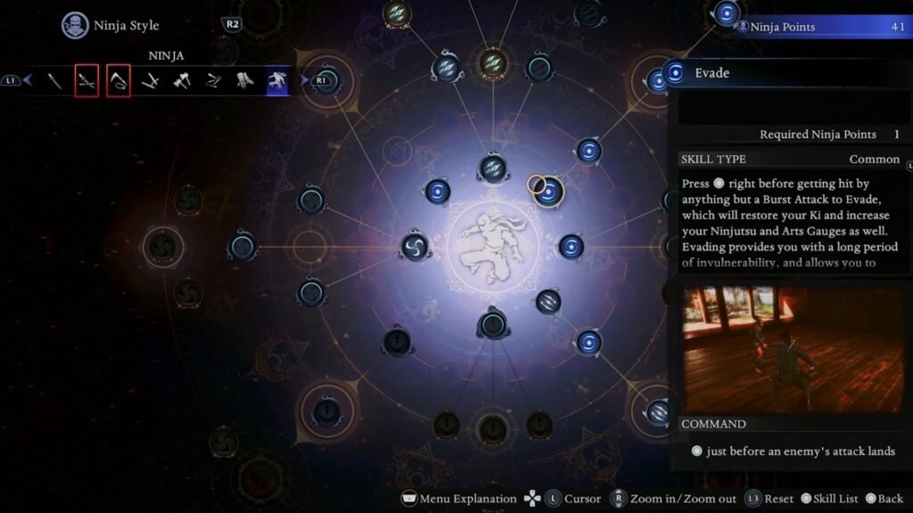 Foundational Skills in Nioh 3.