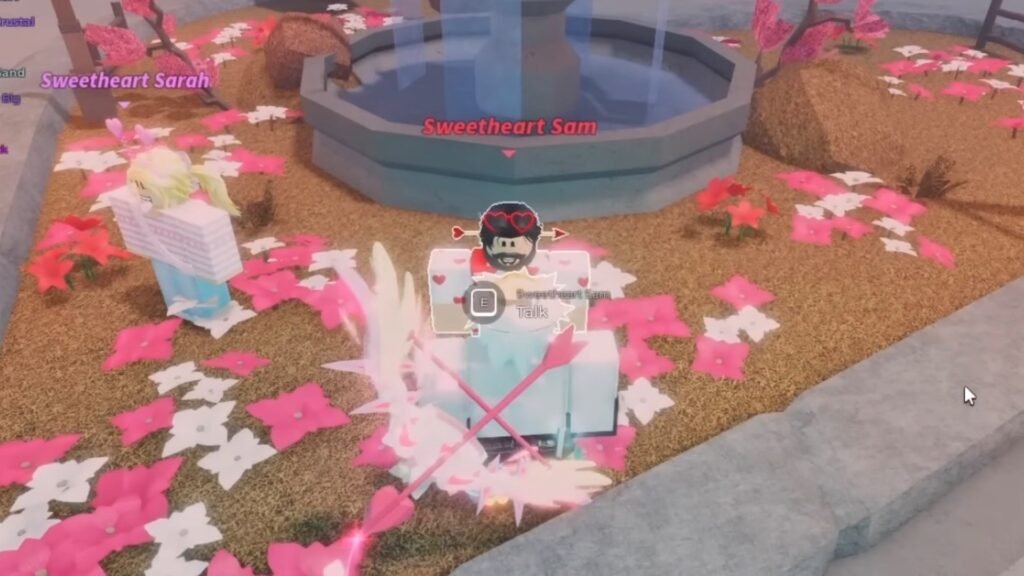 Completing Sweetheart Sam's quest in Fisch.