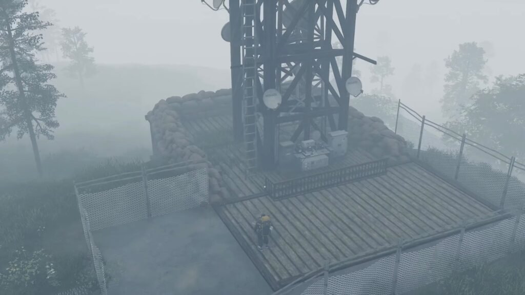 HumanitZ Radio Tower overview.