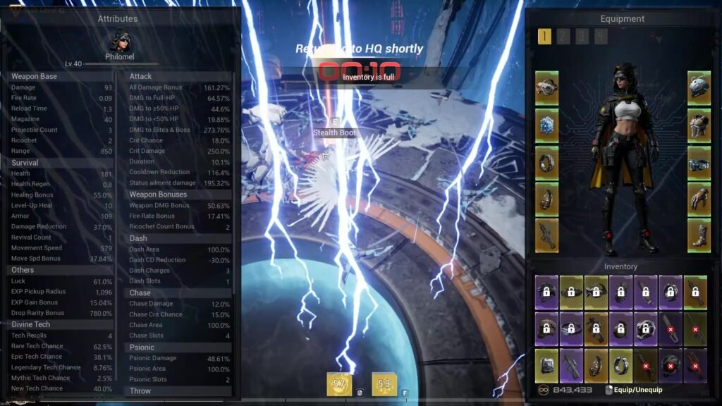 R.I.P. - Reincarnation Insurance Program Plague Angel Gear Details Boss Fight