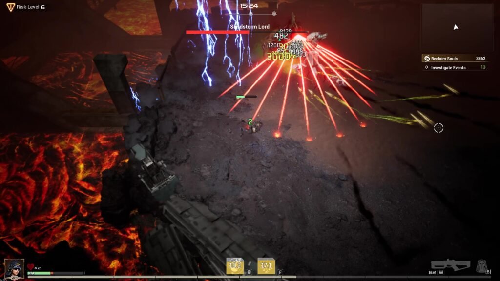 R.I.P. Reincarnation Insurance Program Sandstorm Lord Laser Attack Beams