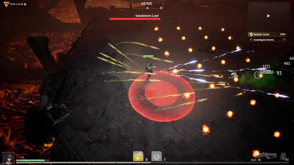 R.I.P. Reincarnation Insurance Program Sandstorm Lord Projectile B attack