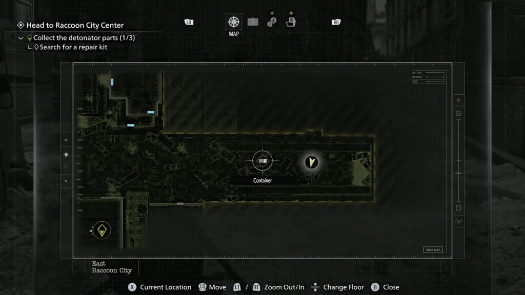 Resident Evil 9 Marksman 1A riffle location Gas Station on Main Street