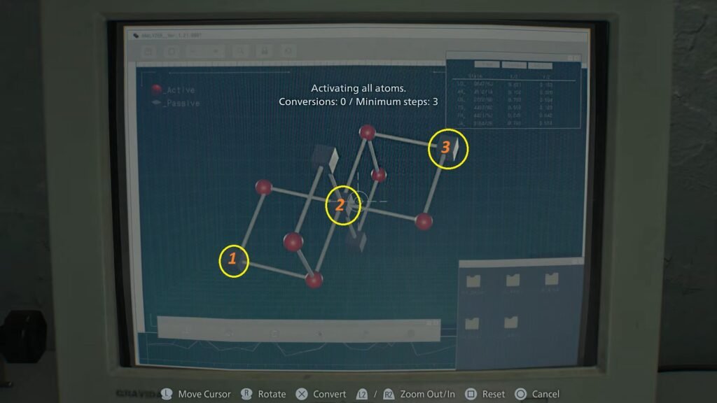 Resident Evil 9 Severed Hand atom puzzle