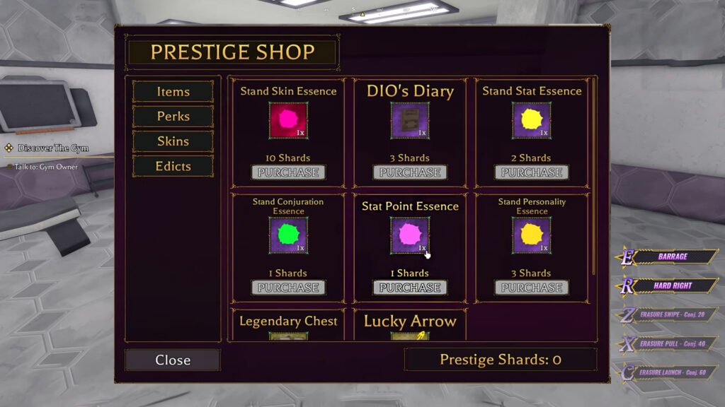 Bizarre Lineage Prestige Shop Arch Mage