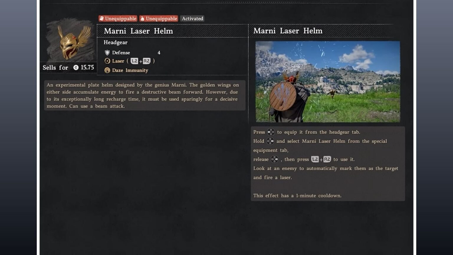 Marni Laser Helm Crimson Desert