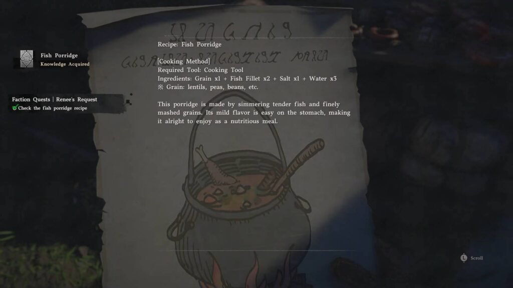How To Cook Fish Porridge In Crimson Desert (Renee's Request)