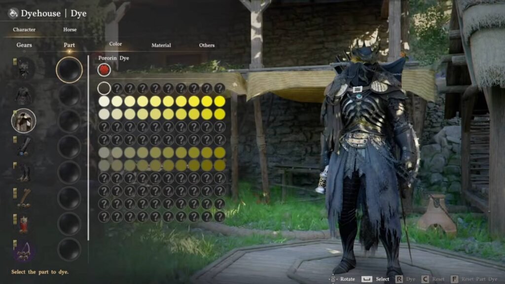 How to Dye Armor in Crimson Desert