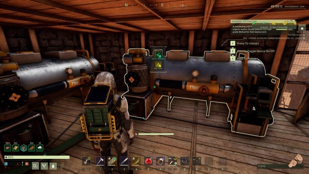 How to Refine Oil Organically in Icarus Dangerous Horizons