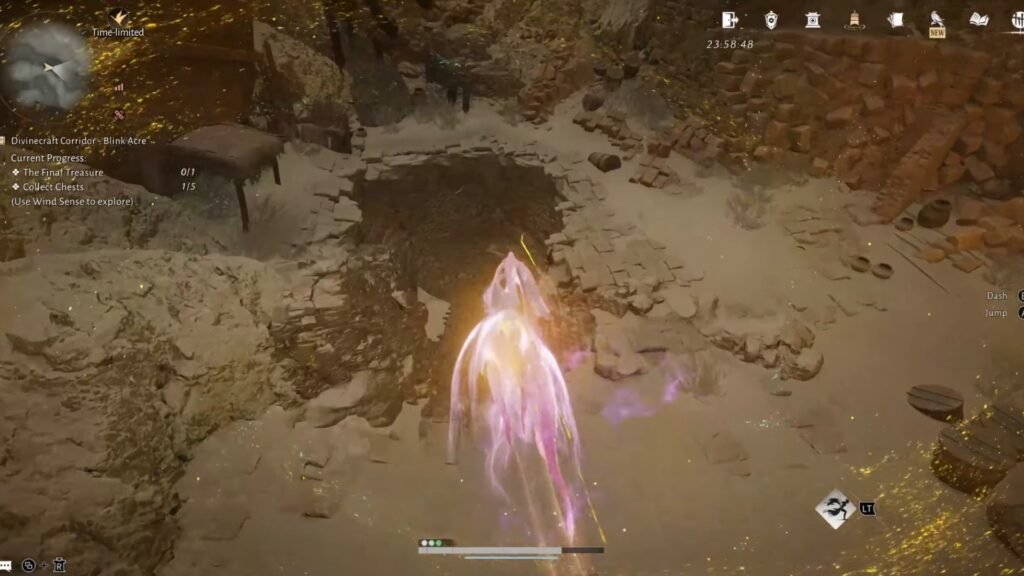 Divinecraft Corridor Blink Acre second chest route.