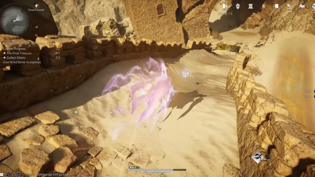 Divinecraft Corridor Blink Acre third chest obtainment.