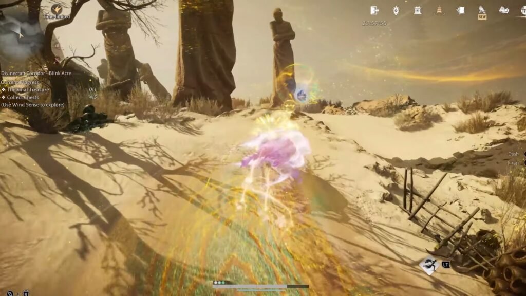 Divinecraft Corridor Blink Acre fifth chest obtainment.