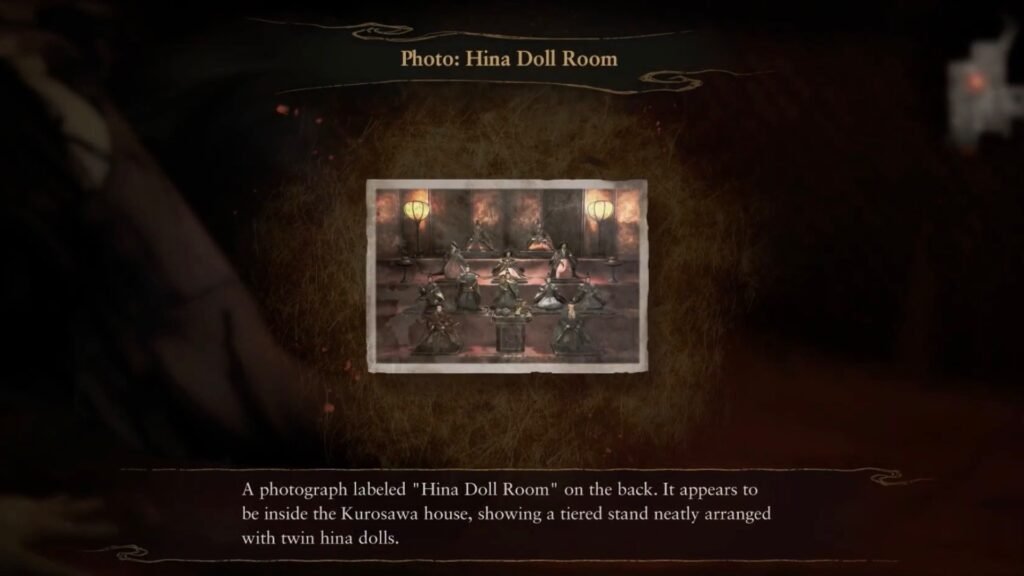 Hina Doll Room Photo in Fatal Frame 2 Remake.