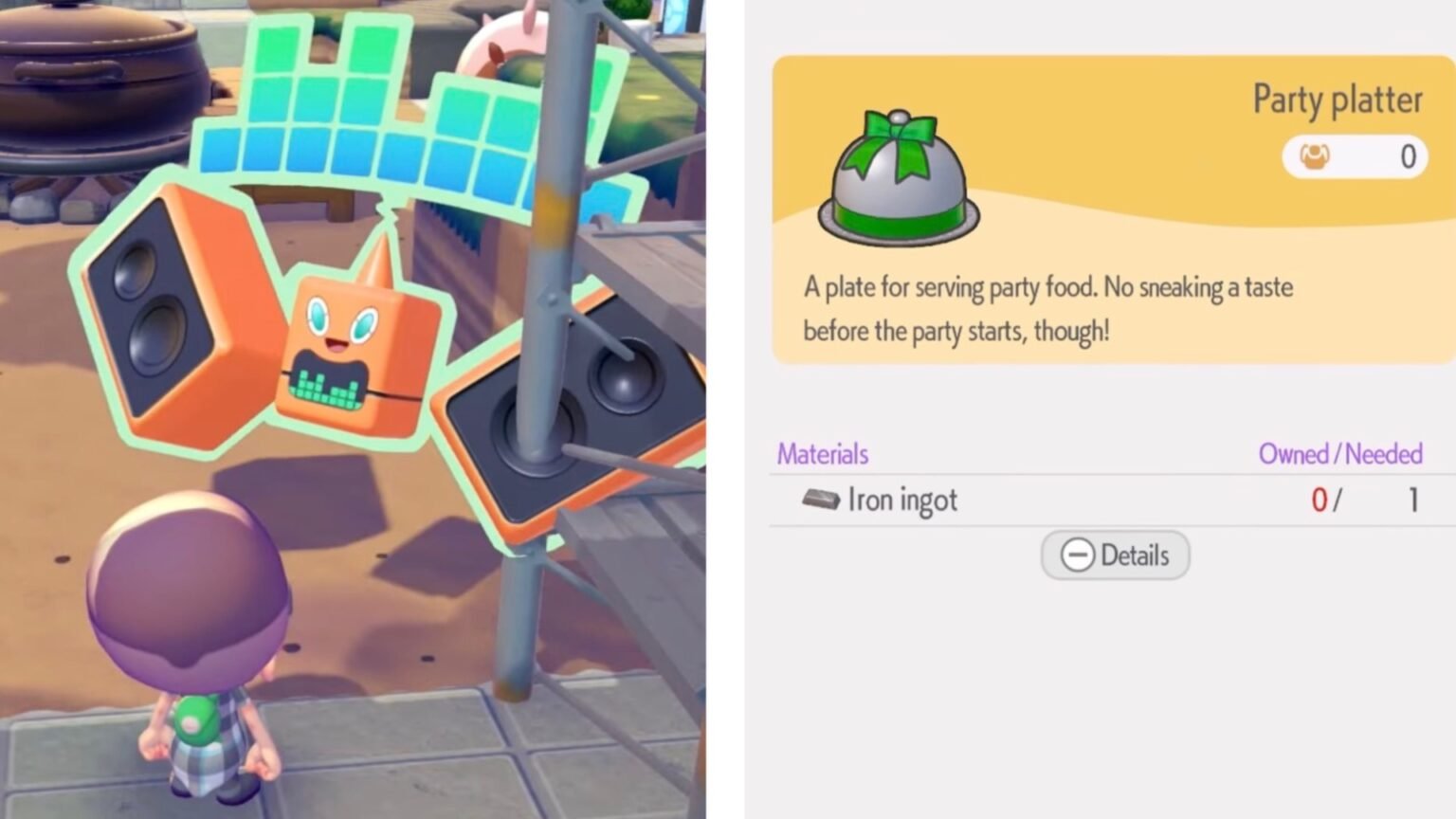 Pokémon Pokopia - How To Make Party Platters