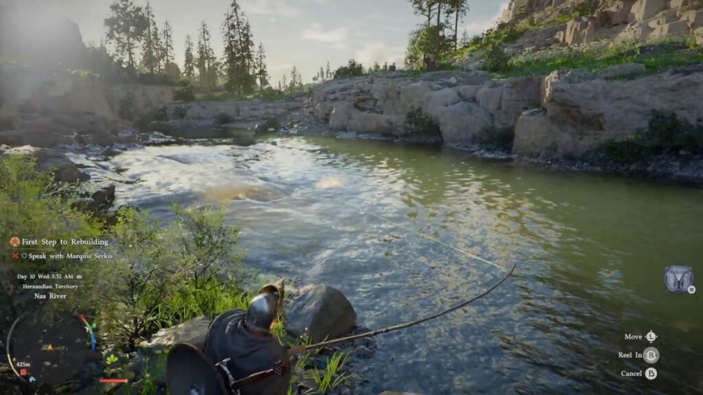Fishing in Crimson Desert.