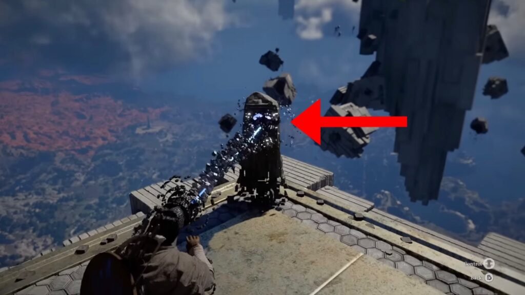 Activating the Skybridge in Crimson Desert.