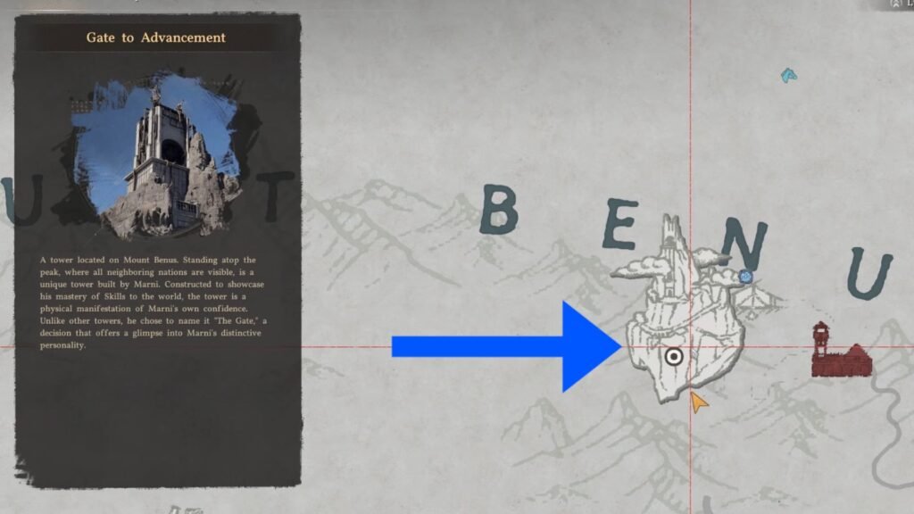 Gate to Advancement puzzle location in Crimson Desert.