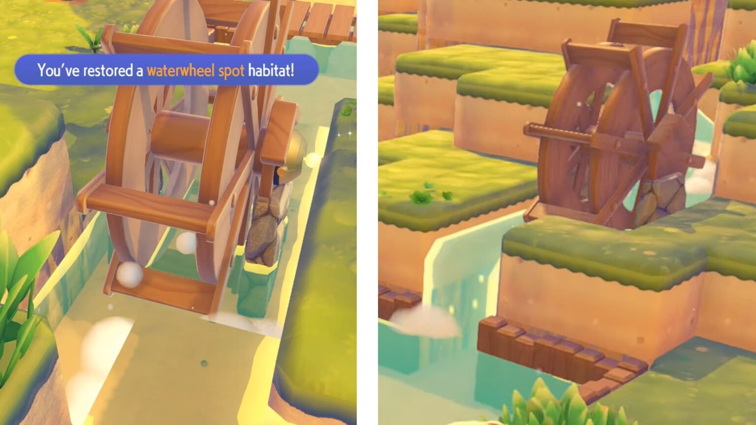 Waterwheel Spot Habitat Withered Wasteland Pokopia