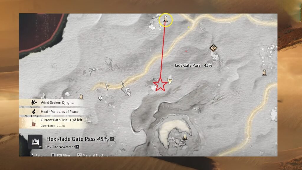 Where Winds Meet Bandit Location Mysterious IOU encoutner