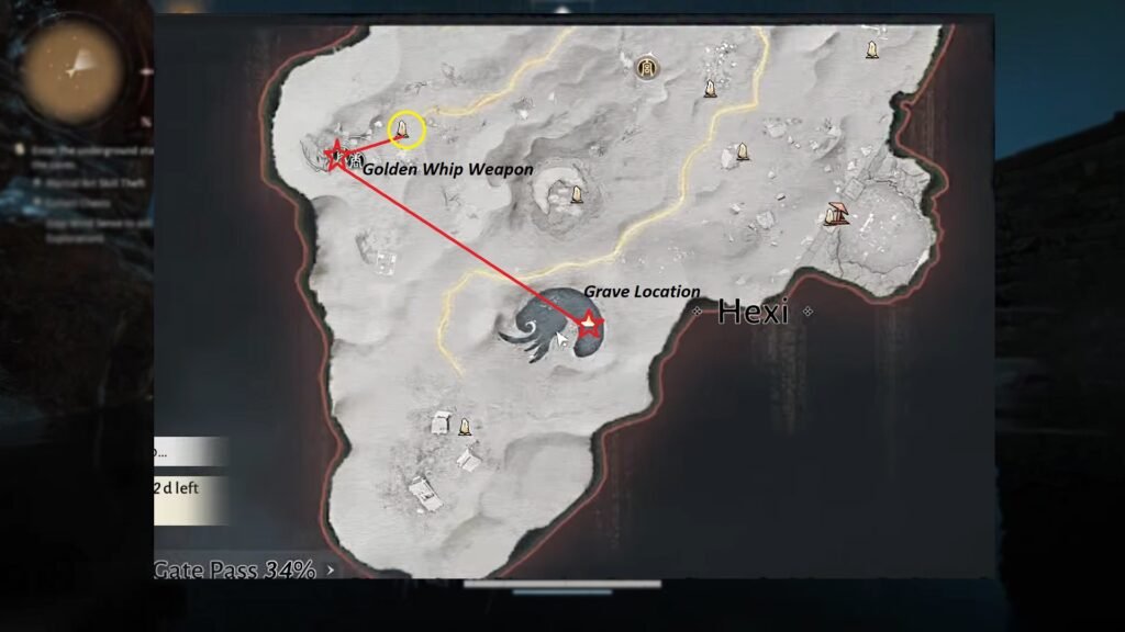 Where Winds Meet Golden Whip Antique