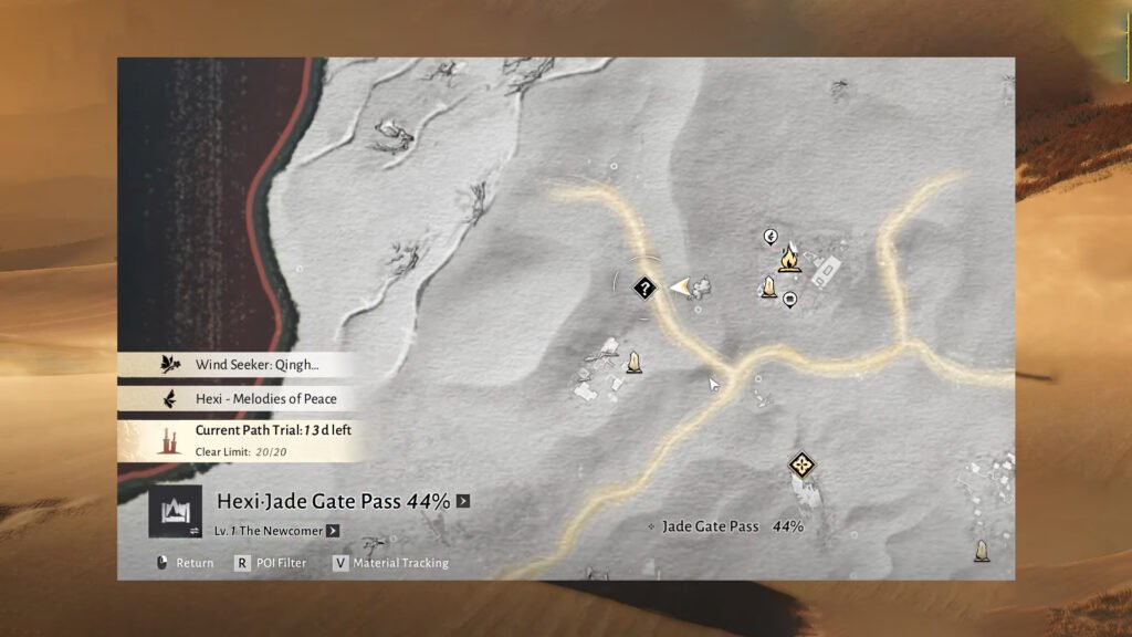 Where Winds Meet Lost Crossing The Last Pilgrim Location Map