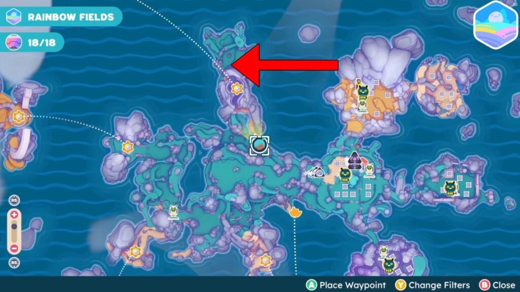 Radiant Slime 1 location in Slime Rancher 2.