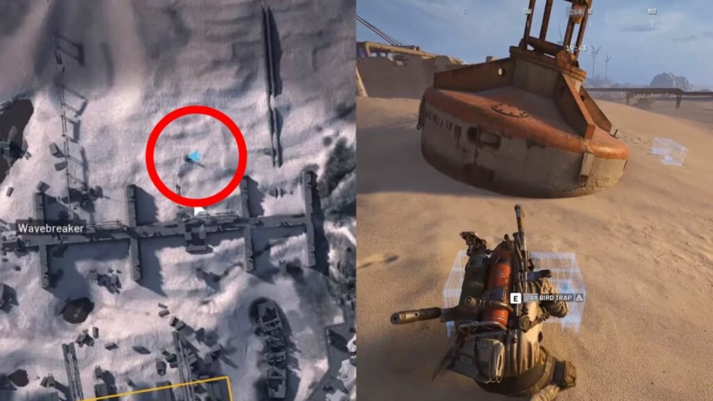 Laying down the bird trap for the first Avian Alarm Project Stage in ARC Raiders.