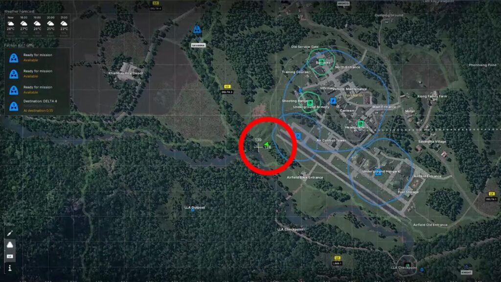 Tier 3 Buried Cache Location 10 in Gray Zone Warfare.