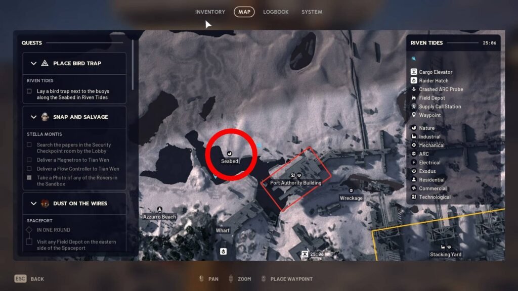 Bird Trap in Riven Tides in ARC Raiders Location